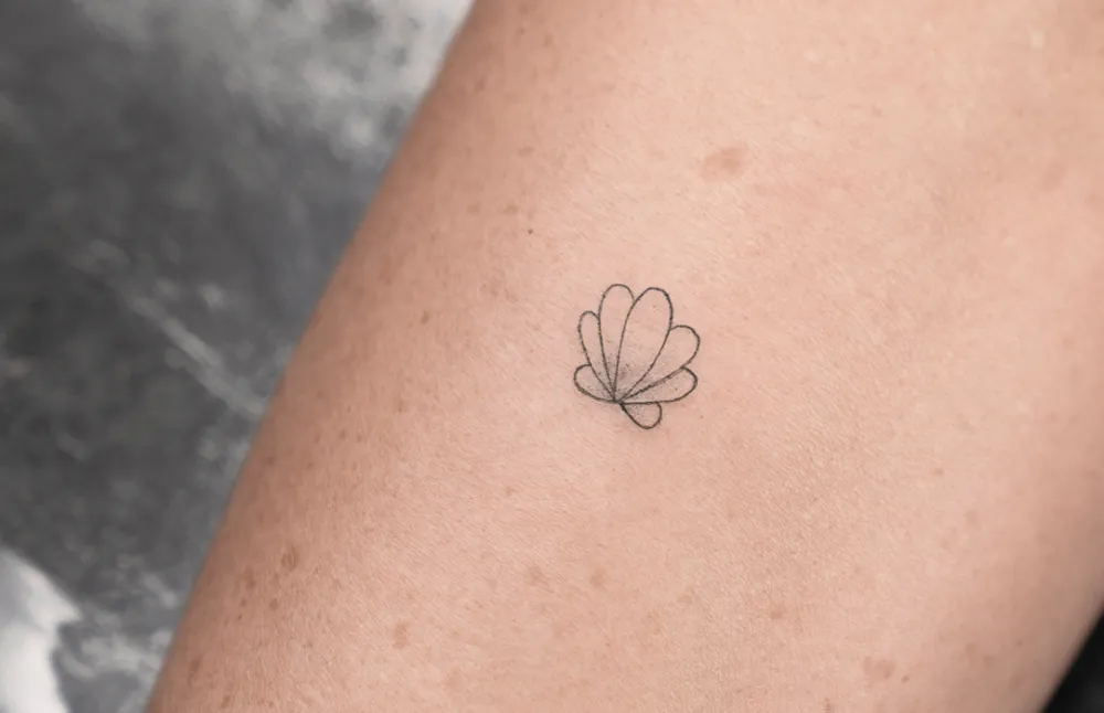 Primeira tatuagem — aluna da mentoria
